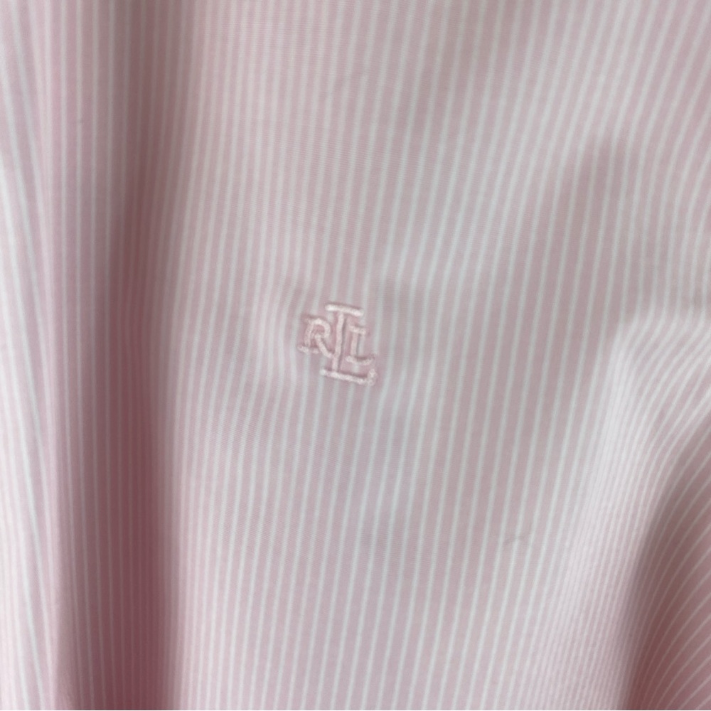 Lauren Ralph Lauren Women's 3/4 Sleeve Button up Cotton non-iron Size XL NWT - Picture 7 of 8